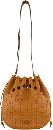 Valentino Satchel Drawstring Antibes - Heren - Schoudertassen - Bruin - ONE Size - Tassen