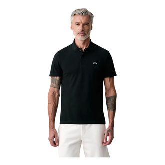Lacoste Regular Fit Katoenen Blend Polo - Heren - Tops - Zwart - Maat: L Katoen