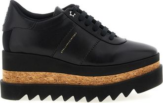 Stella McCartney Black Lace Up Sneakers