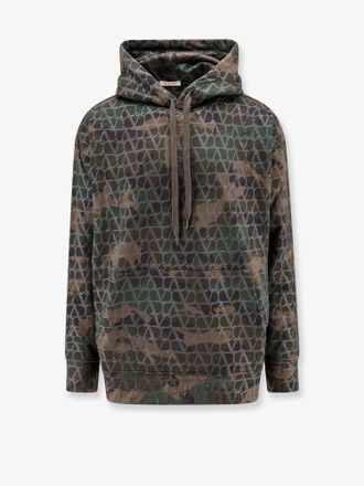 Valentino Felpa in jersey con stampa toile iconographe camouflage - VALENTINO - gender_Man