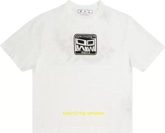 Off-white Wizard Eye Over Skate Short-Sleeve Tee White OMAA120S23JER0170110