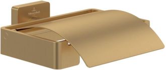 Villeroy & Boch Villeroy&boch - Dispensador De Papel Higi&eacute;nico Con Tapa Villeroy Et Boch Elements - Striking Brushed Gold