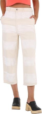 Marni Ladies Striped Pattern Cotton Culotte Pants, Brand Size 38 (US Size 6)