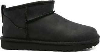 UGG Classic Ultra Mini Leather - Dames - Winterlaarzen - Zwart - 37 EU - Leer - Schoenen