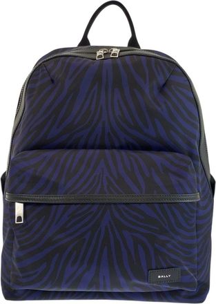 Bally Zebra Nylon Backpack
