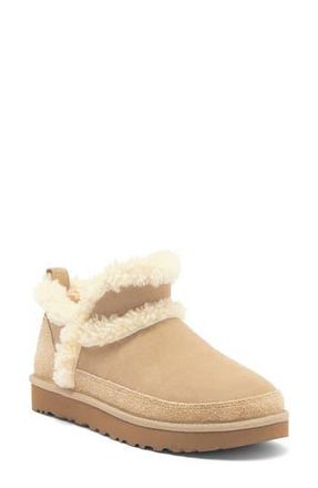 UGG Classic Ultra Mini Spillseam Genuine Shearling Bootie in Mdsd at Nordstrom Rack, Size 9
