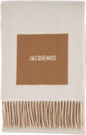 Jacquemus Beige Sjaal Collectie - Dames - Wintersjaals - Beige - ONE Size - Accessoires