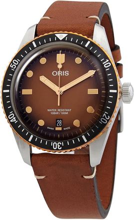 Oris Divers Automatic Brown Dial Watch 01 733 7707 4356-07 5 20 45