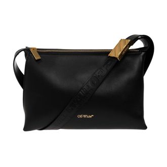 Off-white Tassen, Dames, Zwart, ONE Size, Leer, Sandbag 404