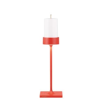 Zafferano Wireless midi aluminio rojo bater&iacute;a magn&eacute;tica, 2,2w