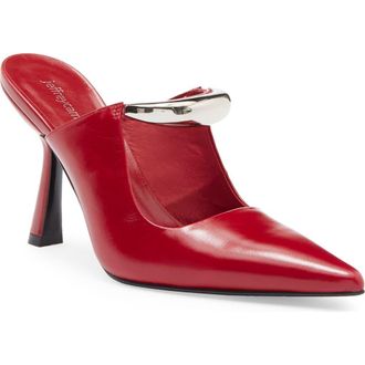 Jeffrey Campbell Mindful Pointed Toe Pump in Red Silver at Nordstrom Rack, Size 5.5