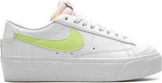 Nike Blazer Low Platform Lemon Twist sneakers - women - Leather - 10 - White