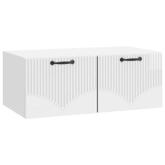 vidaXL Mueble Para Tv De Pared Brillante 78,5 X 41 X 30 Cm Vidaxl