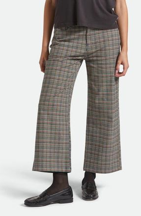 Brixton Margot Ankle Straight Leg Pants in Multi Stripe/Plaid at Nordstrom, Size 26