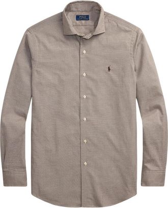 Ralph Lauren Hemd - Heren - Casual Overhemden - Bruin - L - Overhemden