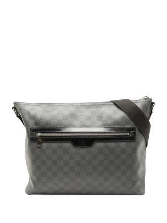 Louis Vuitton 2011 Damier Graphite Mick MM crossbody bag - unisex - Calf Leather/Fabric - One Size - Black