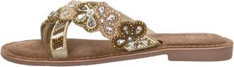 Lazamani Teenslippers - Dames - Sandalen - Veelkleurig - 42 EU - Leer - Schoenen