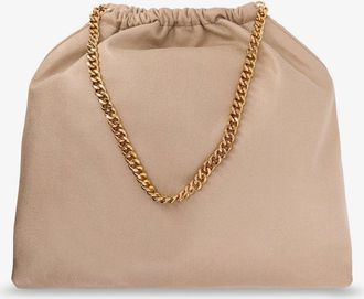 Stella McCartney Womens Shoulder Bag Falabella Beige Vegan Leather
