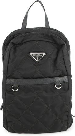 Prada Black Nylon Backpack (Pre-Owned)