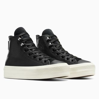 Converse Sneakers in leer All Star Lift Hi Counter Climate