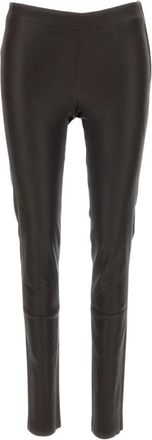 Arma Broeken, Dames, Bruin, S, Leer, Lederbroek