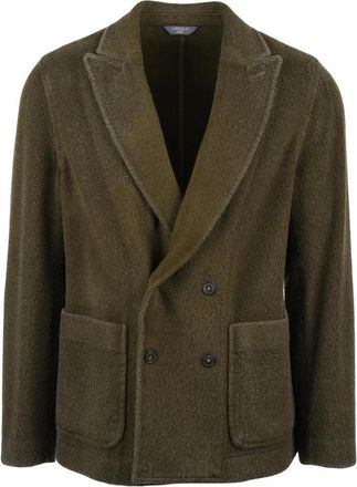 Circolo 1901 Blazer Doppiopetto - Heren - Blazers - Groen - L - Wol - Jassen
