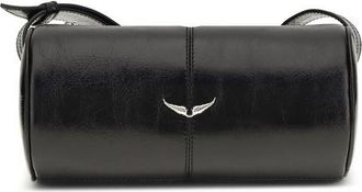 Zadig&Voltaire Zwarte Leren Schoudertas