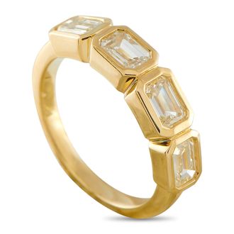 Luxury Bazaar 18K Yellow Gold 2.15ct Diamond Ring ALR-19025-Y