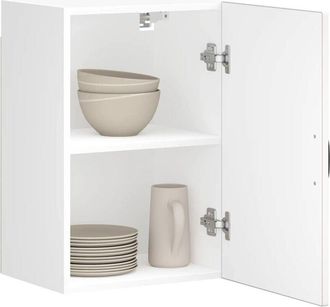 vidaXL Pensile da Cucina Lucca Bianco in Legno Multistrato - Vidaxl
