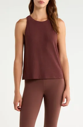 Beyond Yoga Featherweight Rebalance Tank in Iced Mocha Heather at Nordstrom, Size X-Large