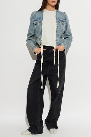 Maison Margiela Wide-leg Jeans, Womens, Black