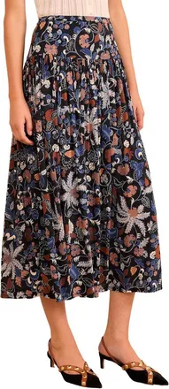 Ulla Johnson Blanche Pull On Midi Skirt