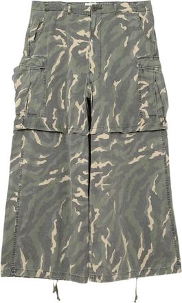 Bows & Arrows Cargo con stampa camouflage - Verde