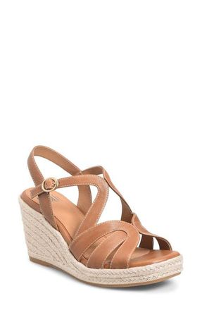 S&ouml;fft Norma Slingback Espadrille Platform Wedge Sandal at Nordstrom, Size 7.5