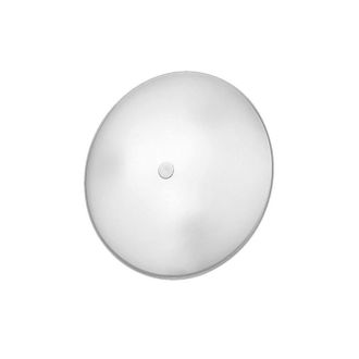 Netlighting Centro Glass Simple Flush Ceiling Light Chrome 3x E27 in Grey