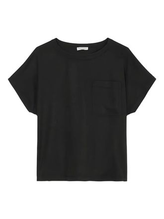 Marc O'Polo pocket T-shirt - women - Lyocell - 38 - Black