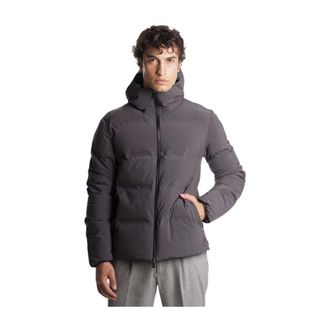 Herno Down Jackets, male, Gray, Size: M Giubbino