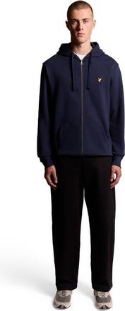 Lyle & Scott Zip Through Hoodie in Navy at Nordstrom, Size Xx-Large