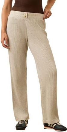 Faherty Apr&egrave;s Organic Cotton Waffle Pants in Light Grey Heather at Nordstrom Rack, Size Xx-Large