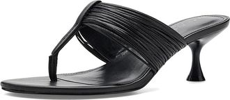 Marc Fisher Pamilla Womens Dress Sandals Black Leather : 8.5 M