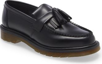 Dr. Martens Adrian Tassel Loafer in Black Black at Nordstrom, Size 10Us