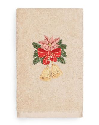 Linum Home Textiles Christmas Bells Hand Towel