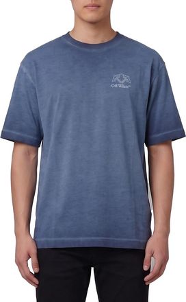 Off-white Blue Relaxed Logo T-Shirt
