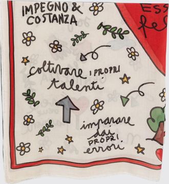 Faliero Sarti Scarf Woman color White
