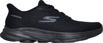 Skechers Mens Go Walk 8 Pate Sneaker, Black Textile, 10 UK