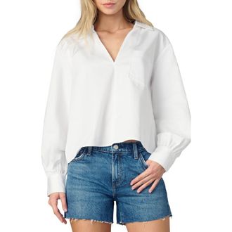 Joe's The Popover Johnny Collar Top in White at Nordstrom Rack, Size X-Small