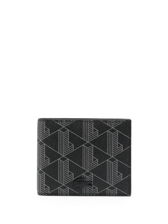 Lacoste The Blend Monogram wallet - Black