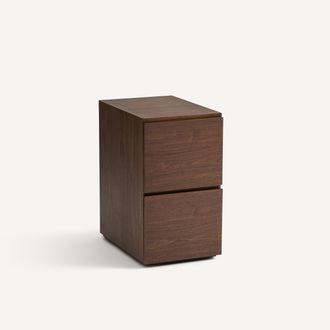 AM.PM Walnoot gefineerd ladeblok, 2 grote lades, Working