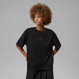Nike Jordan Womens Jordan Essentials Girlfriend T-Shirt in Black | IM7154-010