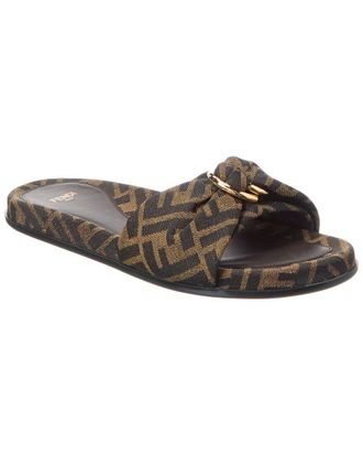 Fendi Fendi Feel Ff Jacquard Sandal